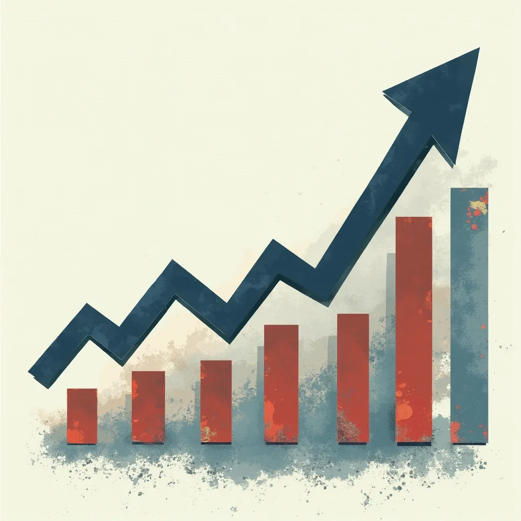 Gráfico de crecimiento de una PYME